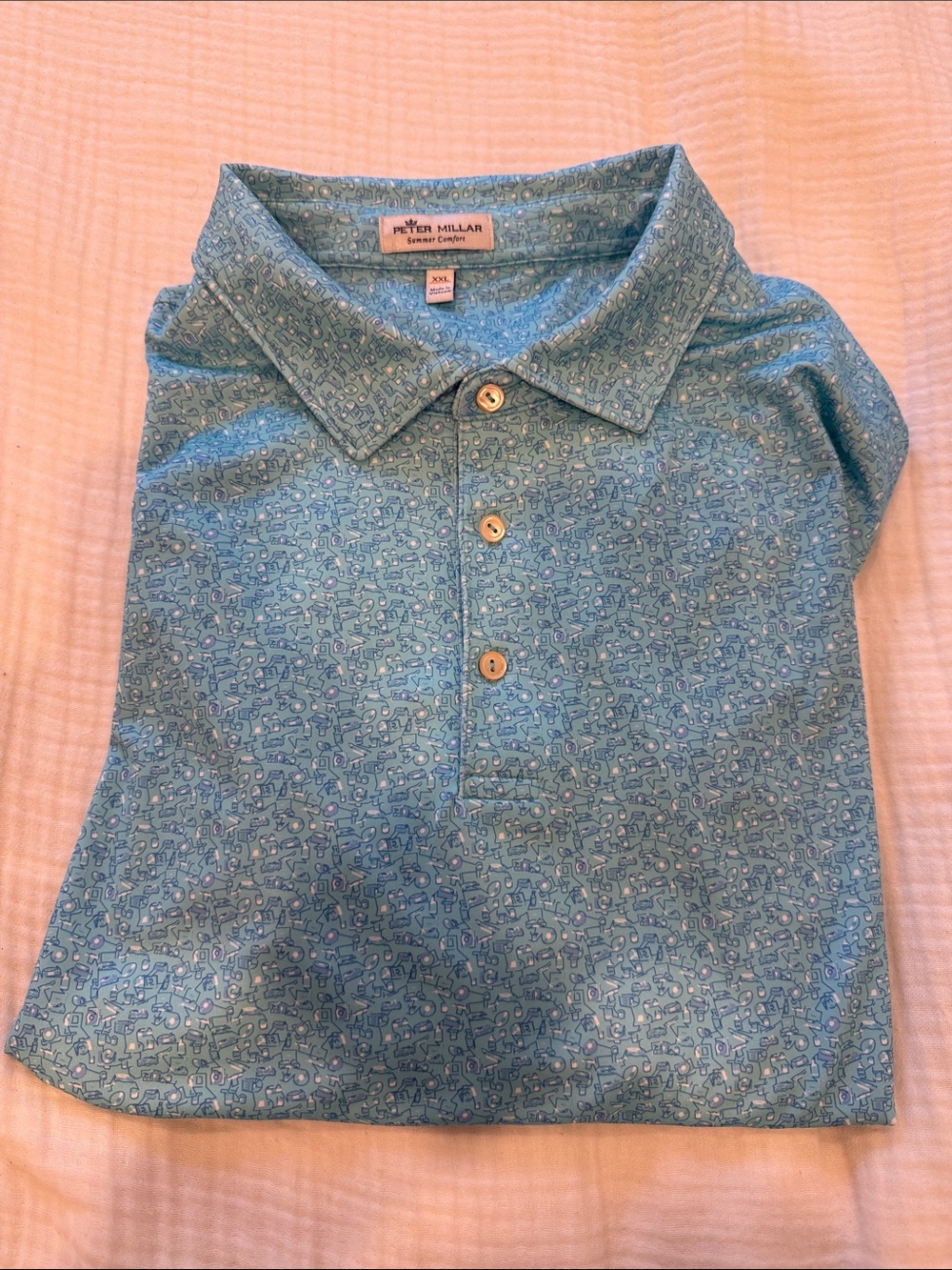Peter Millar Printed Polo Shirt